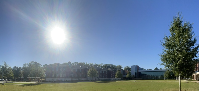 View of Morton Hall and extension